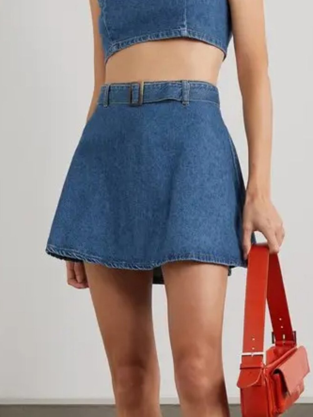 Reformation Jean Anissa High-Rise Circle Skirt A-Lign Women's 0